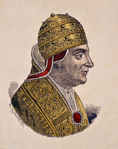 教皇ジャン13世（ジョヴァンニ、イオアネス）の肖像（965～972年 作： Italian School
