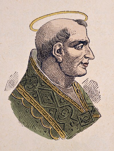 教皇レオン・イヤー・ル・グラン（レオ、レオーネ・マグノ、マグヌス）の肖像（440～461年 作： Italian School