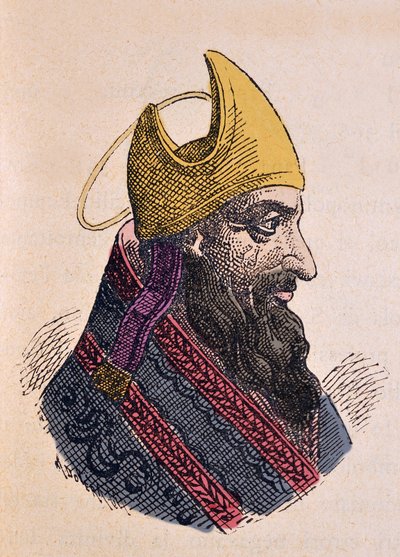 教皇Libere（LiberiusまたはLiberio）の肖像（352-366年 作： Italian School