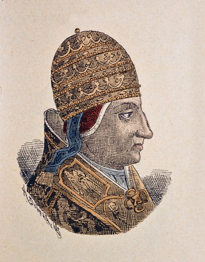 教皇ニコラ5世（ニコラ、ニコラス、ニコロ、ニコラウス）の肖像（1447年～1455年 作： Italian School