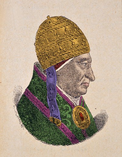 教皇シクステ4世（シクストゥス、シスト、キシストゥス、フランチェスコ・デッラ・ロヴェレ）の肖像（1471-1484年 作： Italian School