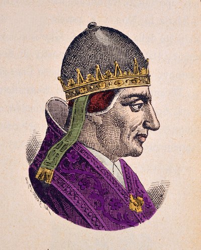 教皇ウルバン5世（ウルバン、ウルバヌス、ウルバノ）の肖像（1362年～1370年 作： Italian School