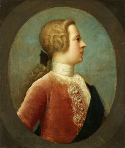 チャールズ・エドワード王子、1740年頃（油彩・キャンバス 作： Italian School