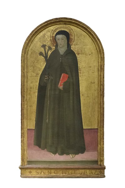 アッシジの聖クレア 1425-1450年頃（パネル） 作： Italian School