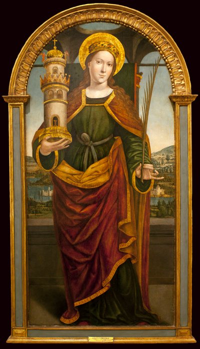 Sainte Barbe - Painting d