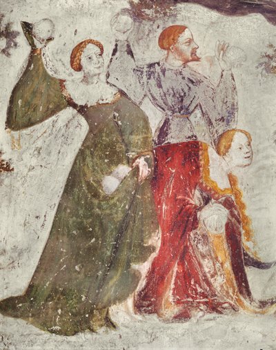 城の外での雪合戦、1400年頃（75562の詳細） 作： Italian School