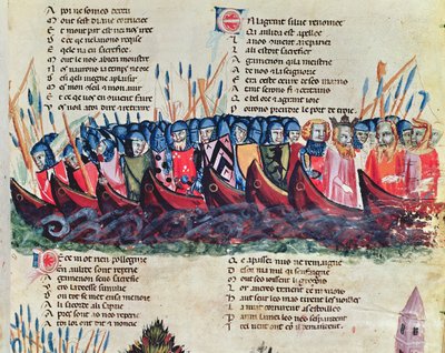 コーデックスベニートデサンタモーラの船の兵士 作： Italian School