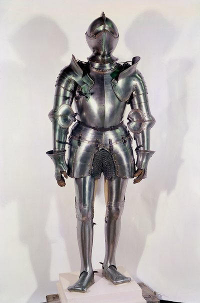 シュヴァリエベヤード（1475-1524）、1510年頃（金属）のものと考えられていた鎧のスーツ 作： Italian School
