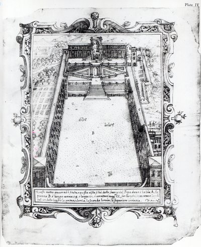 バチカンローマのベルヴェデーレ裁判所、1581年 作： Italian School