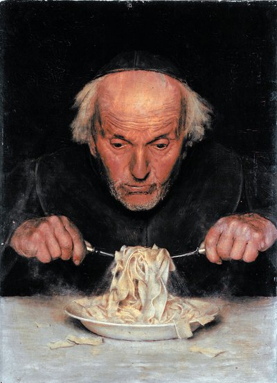 The Pasta Eater 作： Italian School
