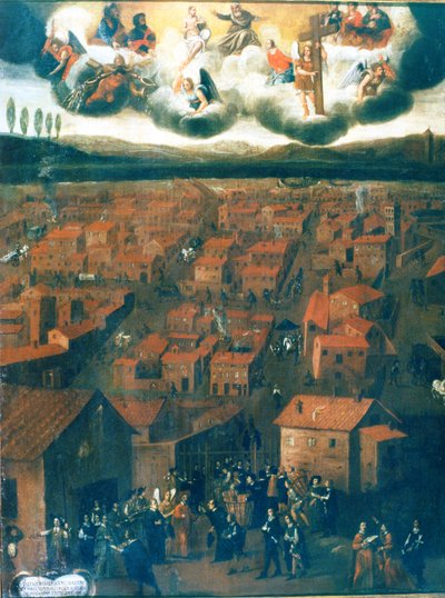 1656年のローマのペスト 作： Italian School