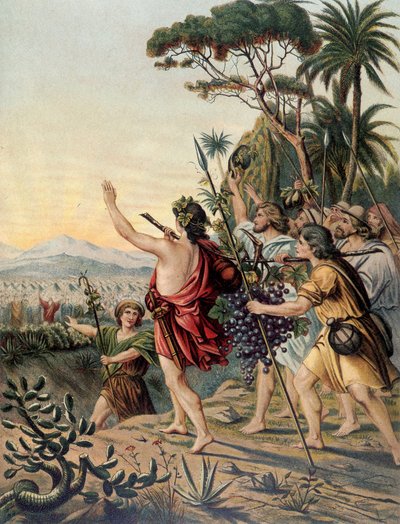 カナンの地の帰還-ジョバンニ・ラディスラオ・サイコラ著「Aurea Bibbia classica: storia della rivelazione divina nell