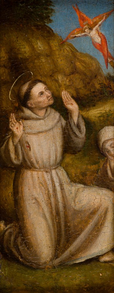 聖フランシスとジェロームの汚名、1480年頃（パネルに油彩） 作： Italian School