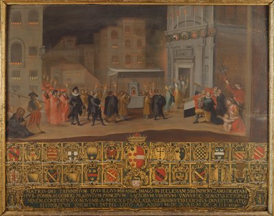 プロヴェンツァーノのマドンナの遺跡の翻訳、1610 作： Italian School