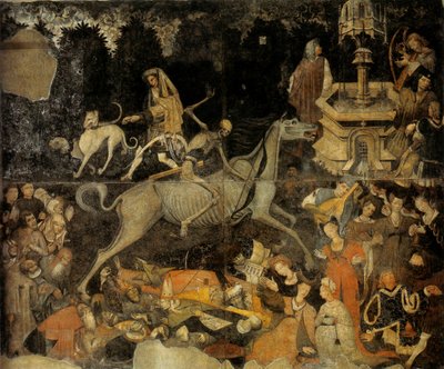 死の勝利、1445〜47年頃（フレスコ画） 作： Italian School