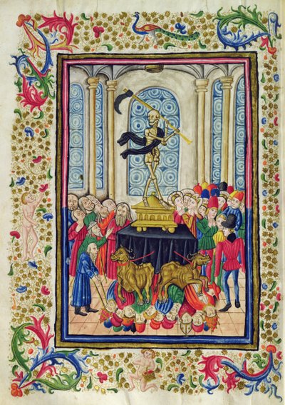 The Triumphs: The Triumph of Death (紙に水彩) 作： Italian School