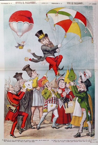 1887年のウィルソン事件、ルペロケの表紙 作： Italian School