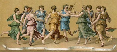 ミューズとアポロのダンス 作： Italian School