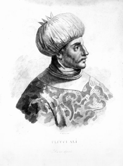 ウルッチアリ（d.1587）トルコ海賊 作： Italian School