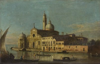 ヴェネツィア、サン・ミケーレ（油彩・キャンバス） 作： Italian School