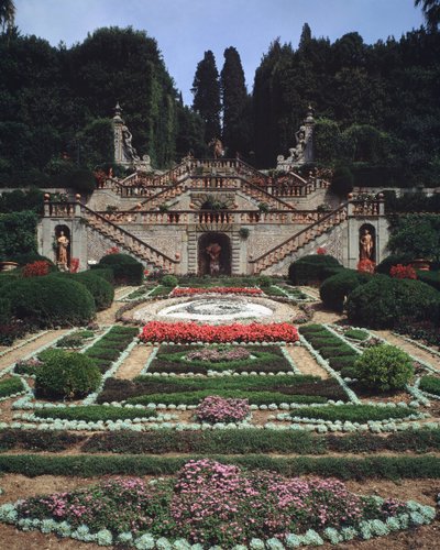 庭園の眺め 作： Italian School