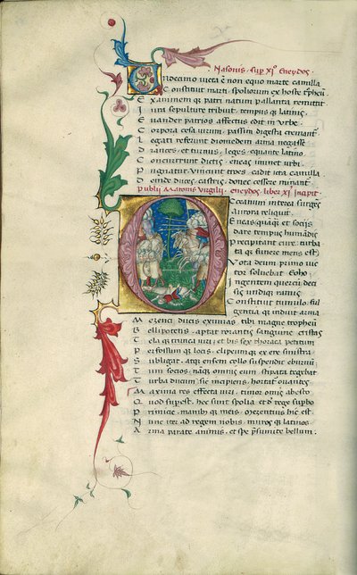 ウェルギリウスのエクローグ、Georgics、Aeneid、ミラノ 作： Italian School