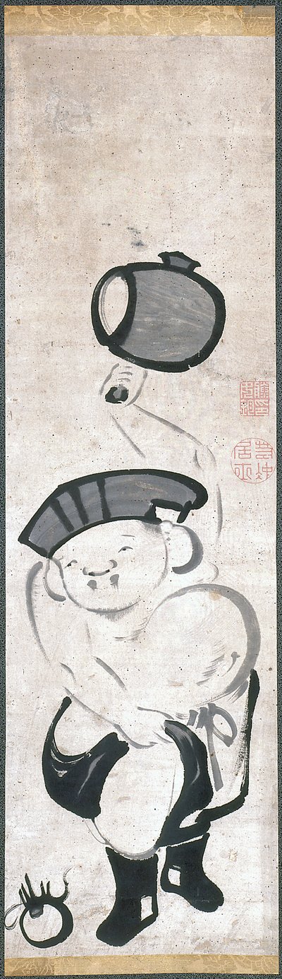 Daikoku-Ten (musteen ääni Pape r) 作： Ito Jakuchu