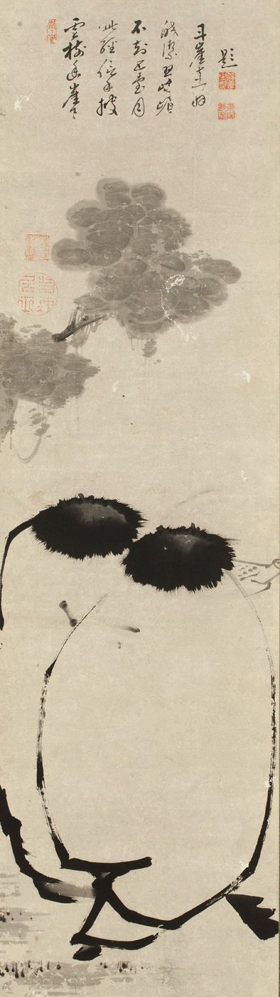 ハンシャンとシデ、1763年頃 作： Ito Jakuchu