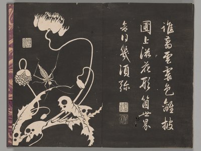 訴権 席札 作： Ito Jakuchu
