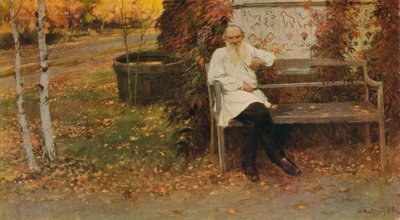 「レオ・N・トルストイ伯爵」、1909年頃、1911年 作： Ivan Alekseyevich Vladimiroff