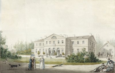 邸宅プリユティノ、1830 作： Ivan Alexeyevich Ivanov