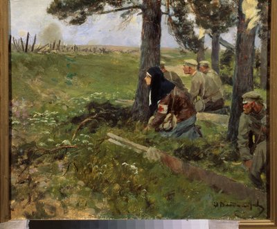 ロシア軍の看護師 作： Ivan Alexeyevich Vladimirov