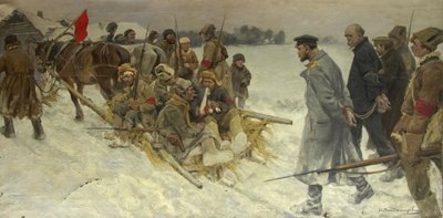 ホワイト ガードのスパイを捕まえる、1919 年。 作： Ivan Alexeyevich Vladimirov