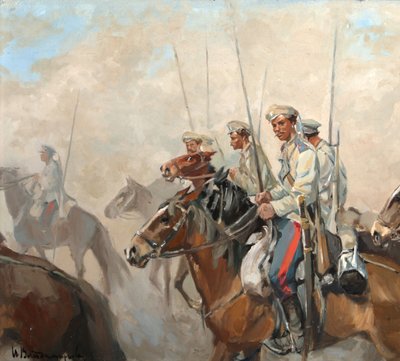 コサック、1910年代 作： Ivan Alexeyevich Vladimirov