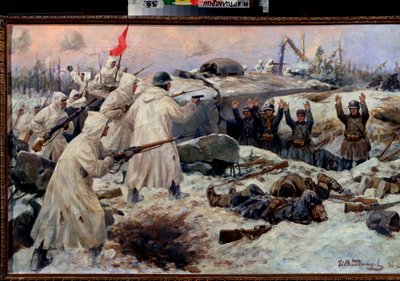 1940年のフィンランド兵の降伏 作： Ivan Alexeyevich Vladimirov