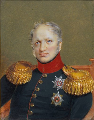 エゴール・フランツェヴィチ・カンクリン伯爵の肖像（1774～1845年）。 作： Ivan Andreyevich Winberg