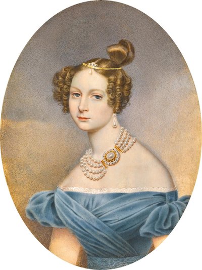 ヴュルテンベルクのフリーデリケ・シャーロット・マリー王女、ロシアのエレナ・パブロフナ大公妃。 作： Ivan Andreyevich Winberg