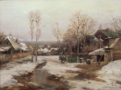 サンクトペテルブルク近郊の春、1896 年 作： Ivan Avgustovich Velz