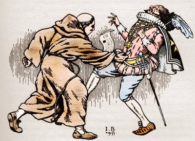 ジャック・クレマンによるヘンリー3世の暗殺（1551-1589年 作： Ivan Yakovlevich Bilibin