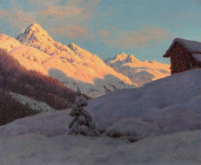 エンガディンの山頂 作： Ivan Fedorovich Choultse