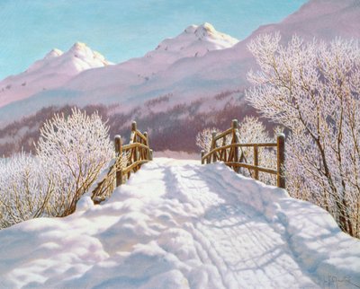 シルバーフロスト、エンガディン、1910 作： Ivan Fedorovich Choultse