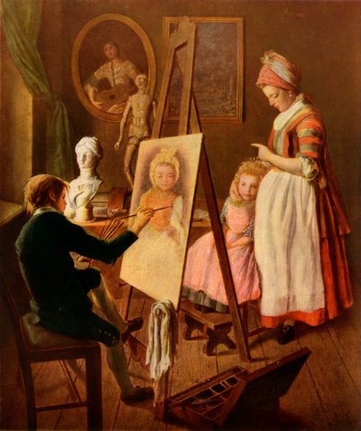 若い画家、1760年代、1965年。 作： Ivan Ivanovic Firsov