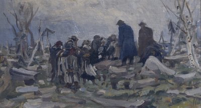 農民の葬式 作： Ivan Ivanovich Tvorozhnikov
