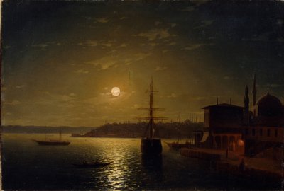 ゴールデンホーン。トルコ、1845年以降 作： Ivan Konstantinovich Aivazovsky