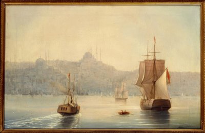コンスタンティノープル、港- IKAiwasowskiによる絵画 作： Ivan Konstantinovich Aivazovsky
