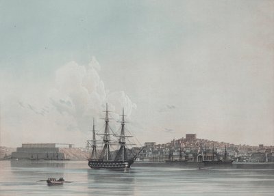 新しい海兵舎とセヴァストポリのインナーハーバー、1850年代 作： Ivan Konstantinovich Aivazovsky
