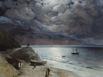 グルズフの夜、1891年 作： Ivan Konstantinovich Aivazovsky