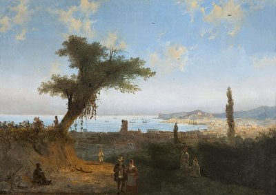 Old Feodosia (Feodosie ou Theodosie) by Aivazovsky, Ivan Konstantinovich (1817-1900) 作： Ivan Konstantinovich Aivazovsky