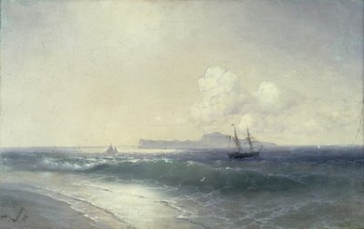 タリン港、1898 作： Ivan Konstantinovich Aivazovsky