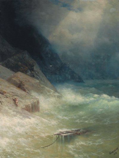 生存者、1892 作： Ivan Konstantinovich Aivazovsky